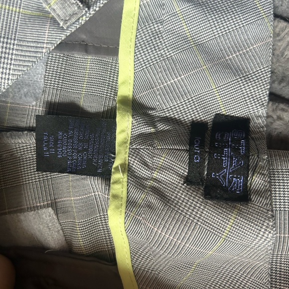 Star City Grey and White Checkered Crop Pants - Picture 4 of 5